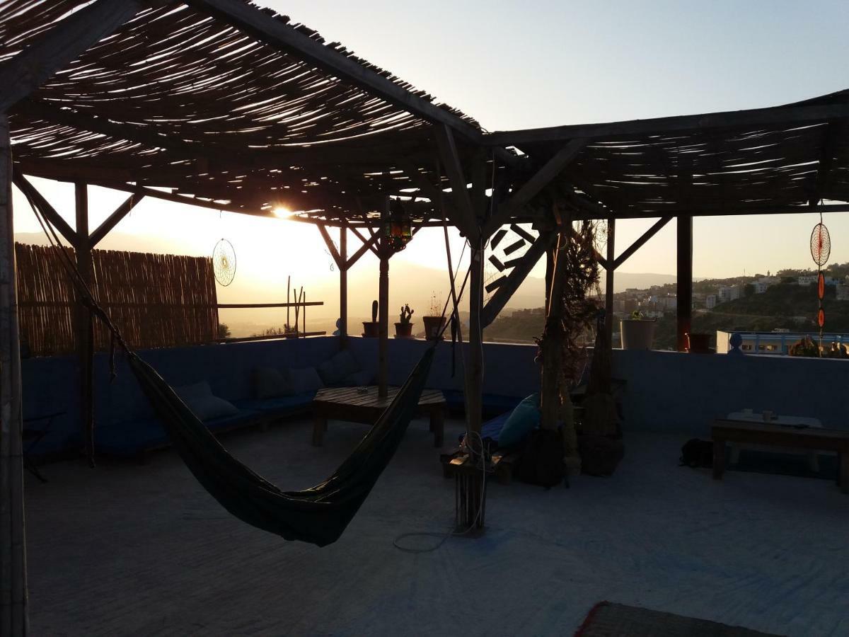 Alibaba Apartment Hostel Bamboo Rooftop Room Xauen Exterior foto
